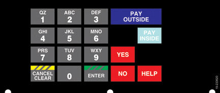019-233620 - 4x6 Keypad Overlay