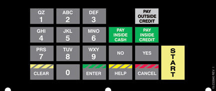 015-232840 - 4x6 Keypad Overlay