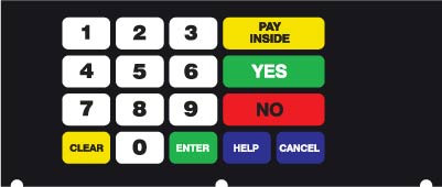 00P-232840 - Keypad Overlay