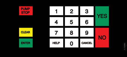 005-232840 - 4x6 Keypad Overlay