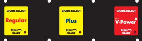 SHE-132830 - 1x5 Push to Start Keypad Overlay