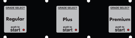 402-132870 - 1x5 Push to Start Keypad Overlay