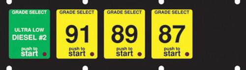 0D2-132830B - 1x5 Keypad Overlay