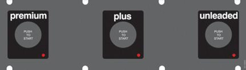 038-132830 - Marathon 1x5 Push to Start Keypad Overlay