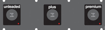 037-132830 - 1x5 Push to Start Keypad Overlay
