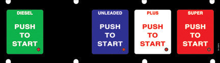 035-132870 - 1x5 Push to Start Keypad Overlay