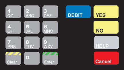 0080113-011 - Centurion Keypad Overlay Shell