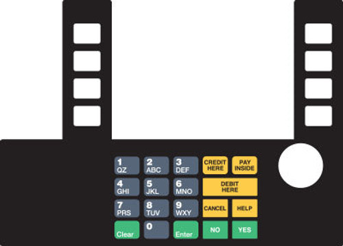 T50038-1181 - Infoscreen Keypad Overlay