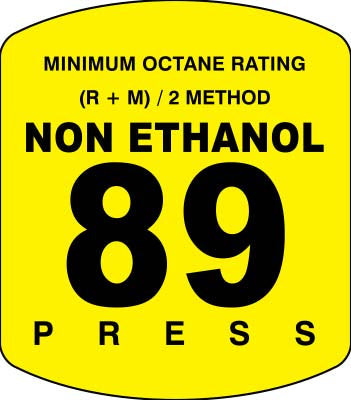 ES500S89NONE - Octane Overlay Non-Ethanol 89