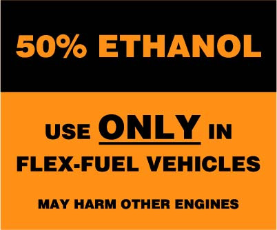 OR-FF50A - Octane Rating Decal