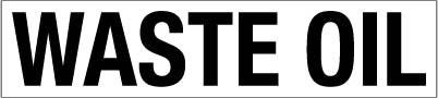 PID-WASTE4L - 18" x 4" Decal
