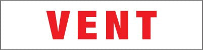 PID-GG3-3X12 - Decal 12" x 3"