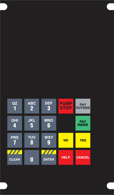 KC1-422282 - 4x6 Keypad Overlay