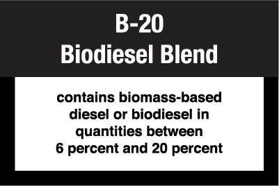 PID-TMRP2 - Biodiesel Decal - 3" X 2"