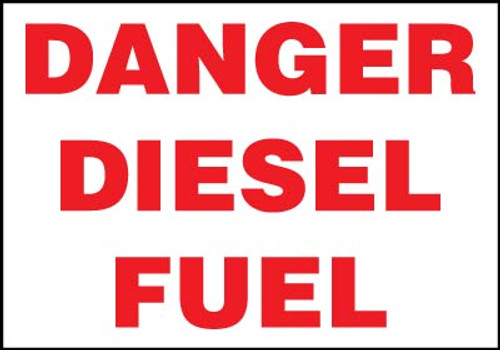 PID-DDF3.5X5 - Danger Diesel Fuel Decal - 5" x 3.5"