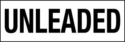PID-UNL26 - Decal - Unleaded - 6" x 2"