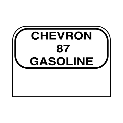 FPI-CHEV87 - 87 Gasoline Graphic