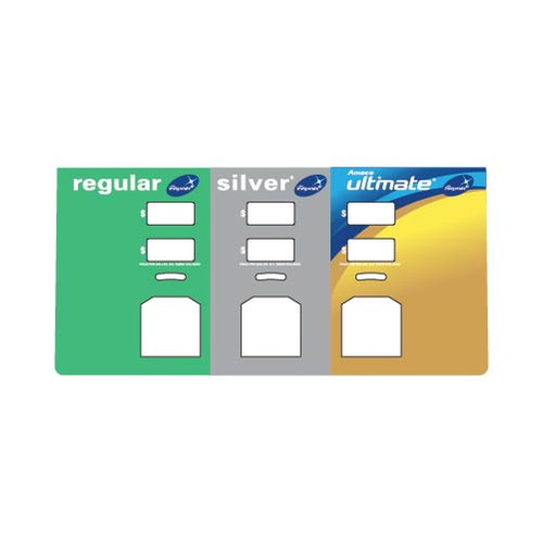 E6S0814G001 - Custom Three Product Overlay - Regular / Silver / Ultimate
