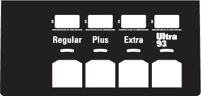 ENS0805G010 - SUNOCO 4 PRODUCT OVERLAY