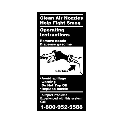 PID-M6-5588 - CLEAN AIR NOZZ 1-800-952-5588