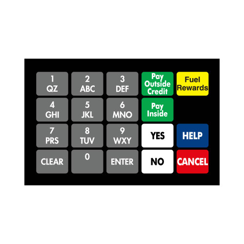 887862-070F - Keypad Overlay