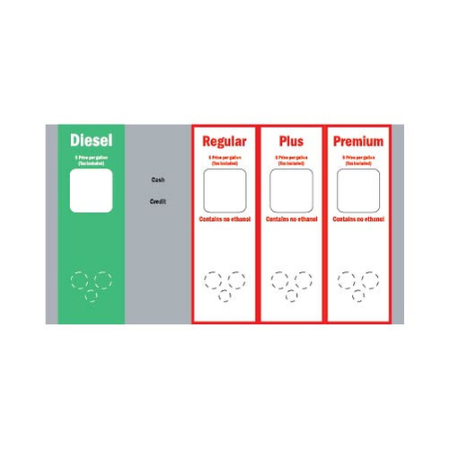 889745-107-P67C - 3+1 Product Overlay - Diesel / Regular / Plus / Premium