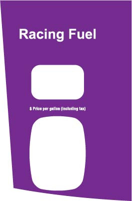 WU01021S-RF2 - SINGLE LEFT PURPLE RACING FUEL