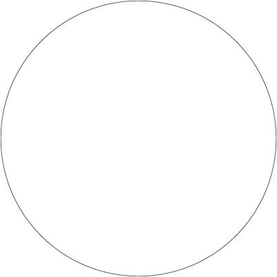 PID-WHTCIR24 - 24" WHITE VINYL CIRCLE