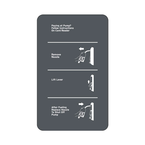 ENS1201G056 - CHEVRON GREY INSTRUCTION PANEL