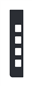 ENE0401G001 - BLACK WITH WHITE KEYS