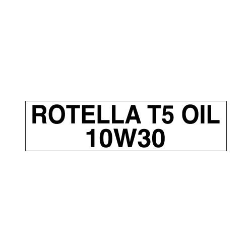 PID-ROTELLAB - ROTELLA T5 OIL Black/White
