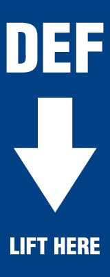 PID-DEF-LIFT - DEF LIFT HERE W/ARROW