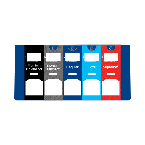 ENS0907G913B - Five Product Overlay - Premium No Ethanol