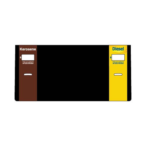E6S0908GVKD - Custom Two Product Overlay - Kerosene / Diesel