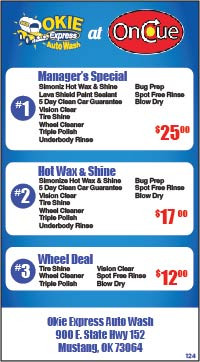 PIO-OKIE124 - Okie Express Wash - 124