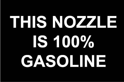 PID-100TN2X3 - WH/BLK THIS NOZZLE IS 100% GAS