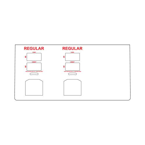 ENS0813GRRW - Two Product Overlay Regular / Regular