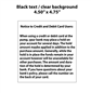 PID-338670VB - DEBIT/CREDIT 4.5/4.75 BLK/CLR