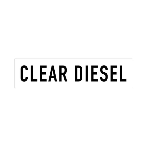 PID-CLEARD - 12x3 Clear Diesel BLK/WH7