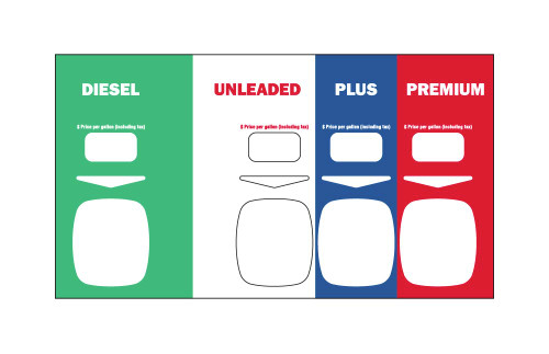 888459-007-DUPP - 3 + 1 Diesel, Unleaded, Plus, Premium