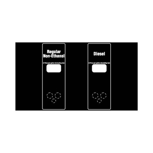 888459-102-RND - Custom Two Product Overlay - Regular Non-Ethanol / Diesel