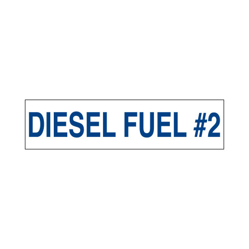 PID-DIES#2 - 3"x12" Diesel #2 Decal