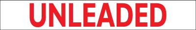 PID-2394X25 - 4X25 UNLEADED RED ON WHITE