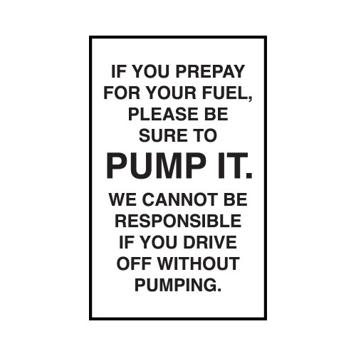 PID-PPDO24 - 2.5x4 - If You Prepay.. Pump It