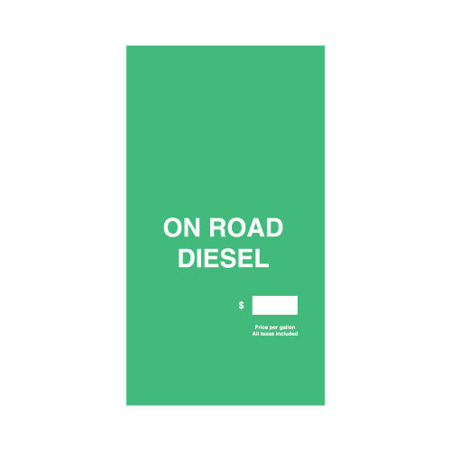 EN10204G295 - ON ROAD DIESEL WHITE/GREEN