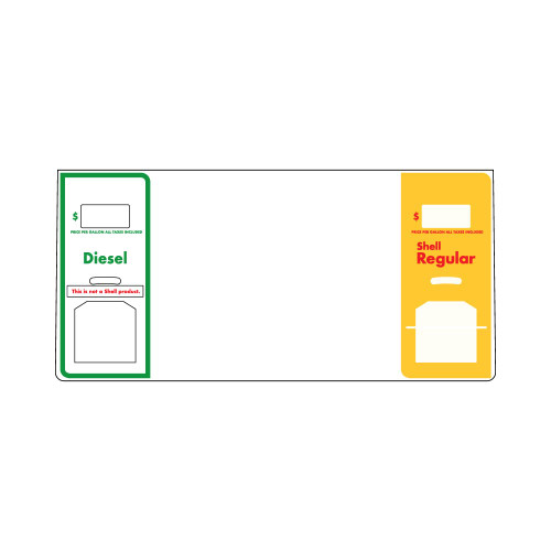 E6S0803GSHDR - Custom Two Product Overlay - Diesel / Regular