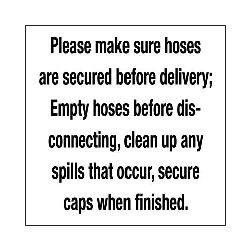 PID-HOSE8x8 - 8x8 Secure Hose/Cleanup Spills