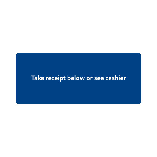 ENE0601G227 - Printer Door Overlay White/Blue