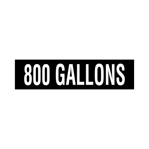 PID-TC-800B - 800 Gallons - Black/White Decal