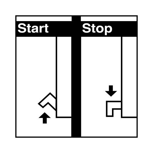 PID-STSTP - 3x3 Start Stop Decal